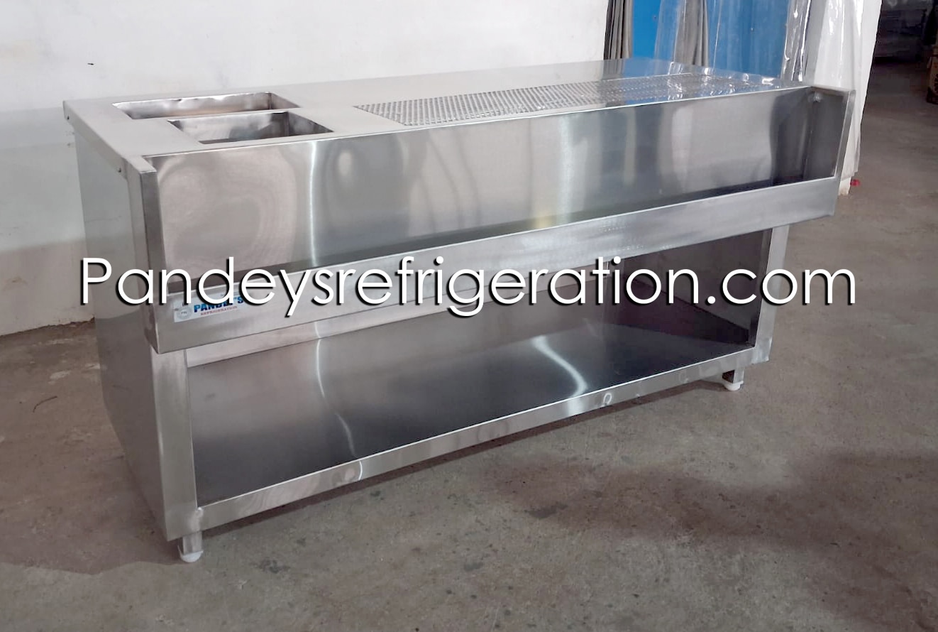 SS Cocktail Mocktail Counter for Bar Section