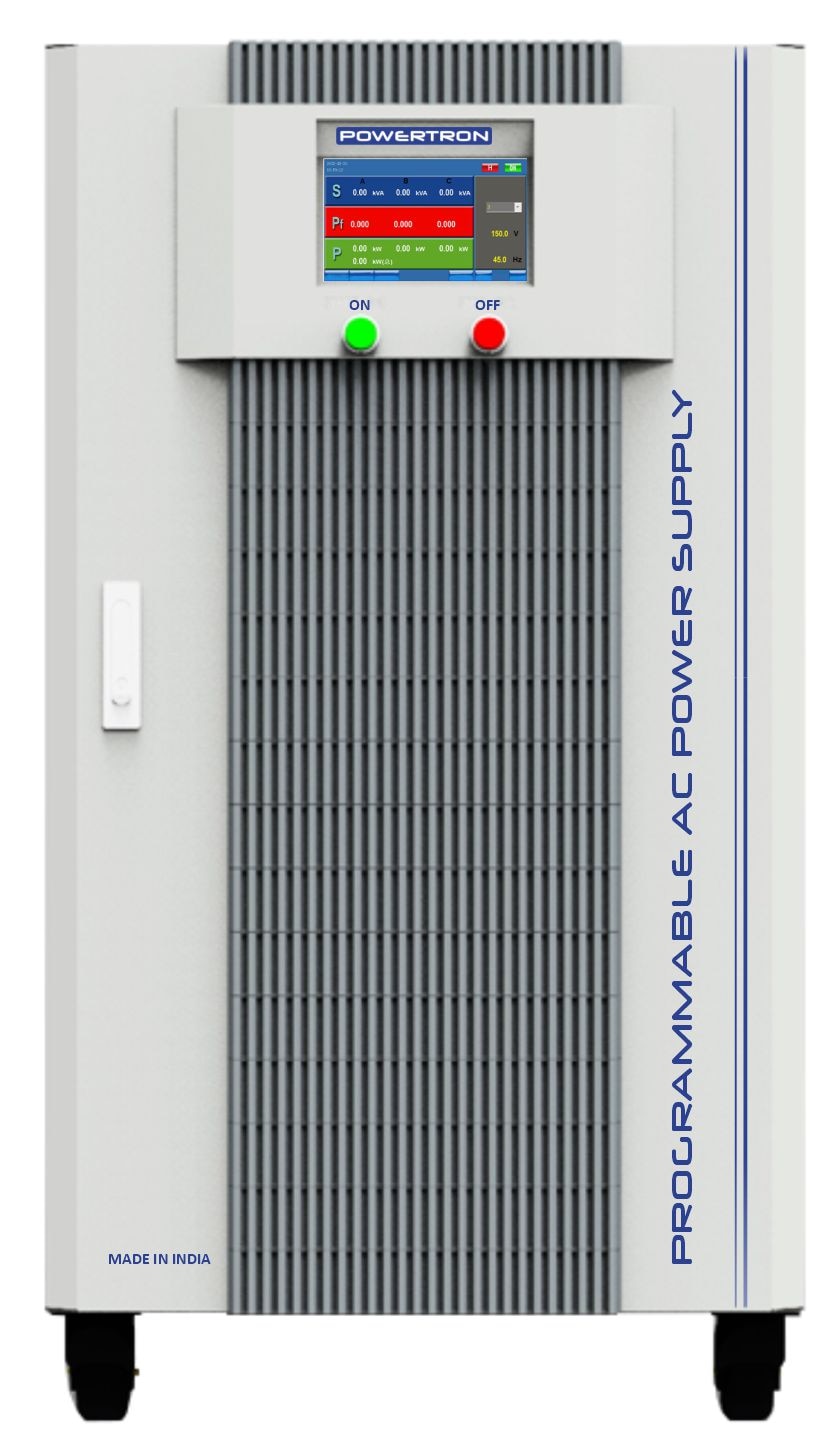 Three Phase Programmable AC POWER SUPPLY, 50A, 415VAC image 1
