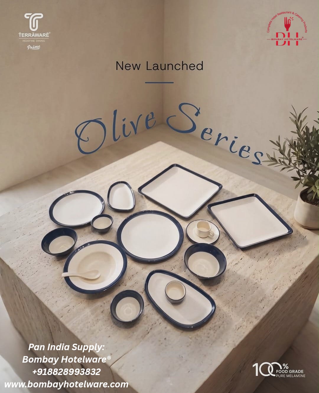 Polaris Series – Aesthetic Melamine Serveware image 1