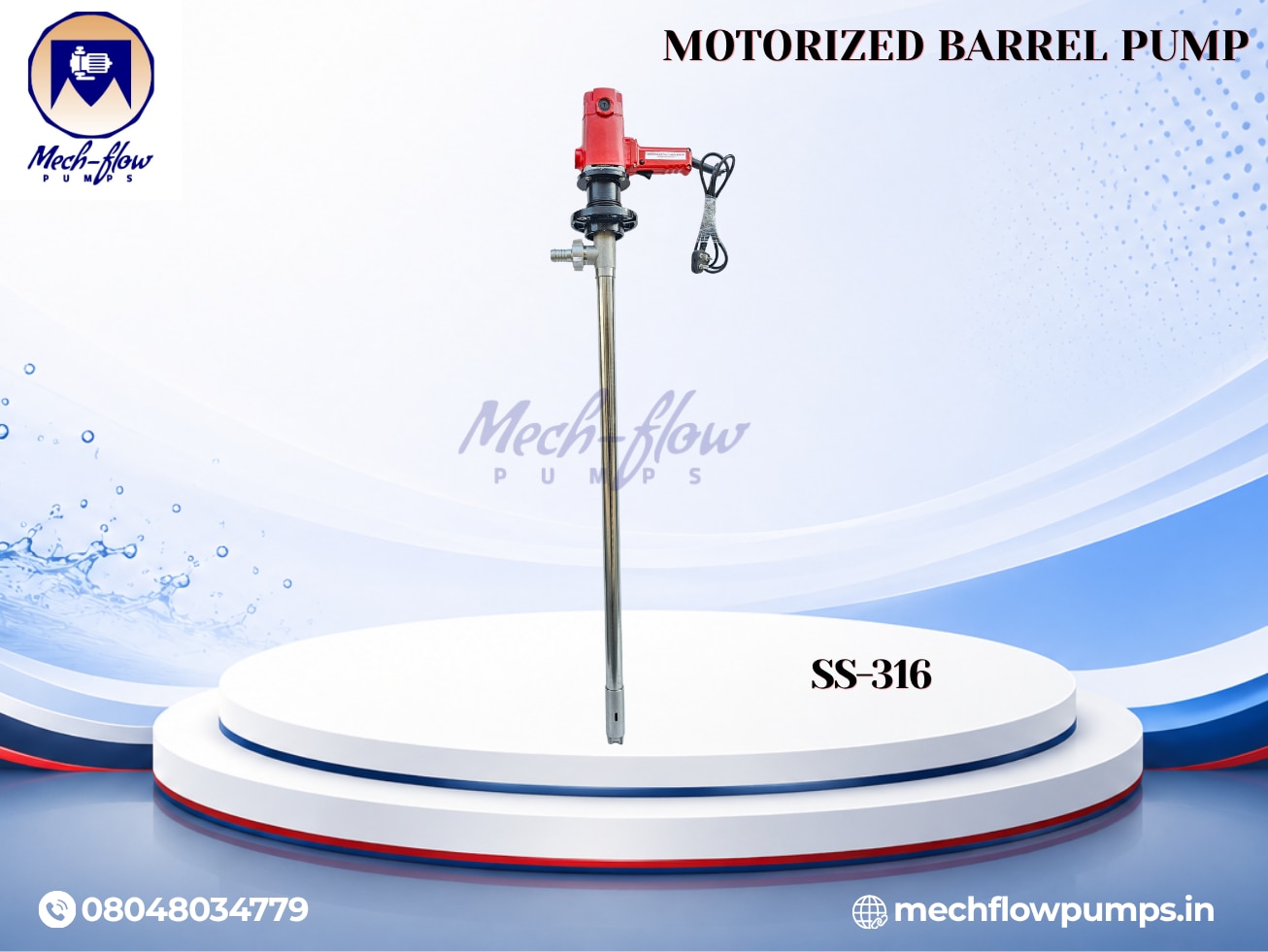 MOTORIZED BARREL PUMP image 1