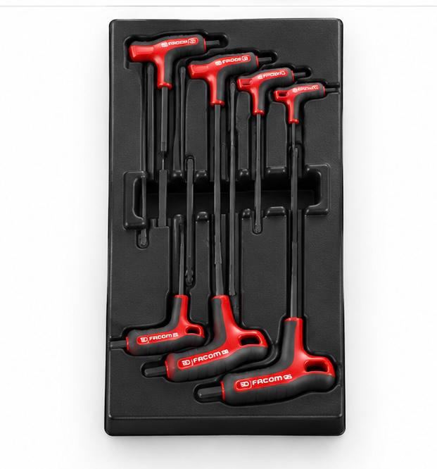 FACOM MOD.84TZSA HANDLE HEX KEY SET BALL END image 1