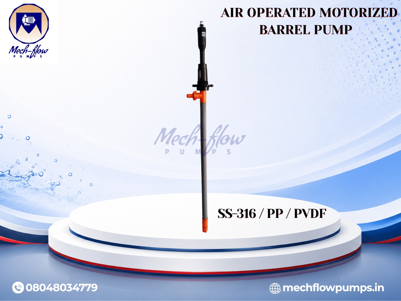 AIR OPERATED MOTORIZED BARREL PUMP image 1