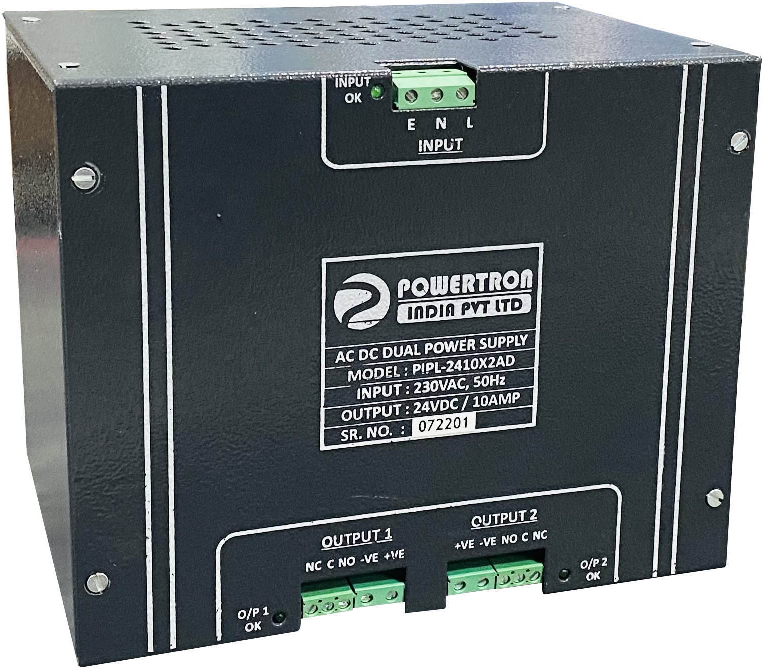 AC DC DUAL POWER SUPPLY 24V, 10A image 1