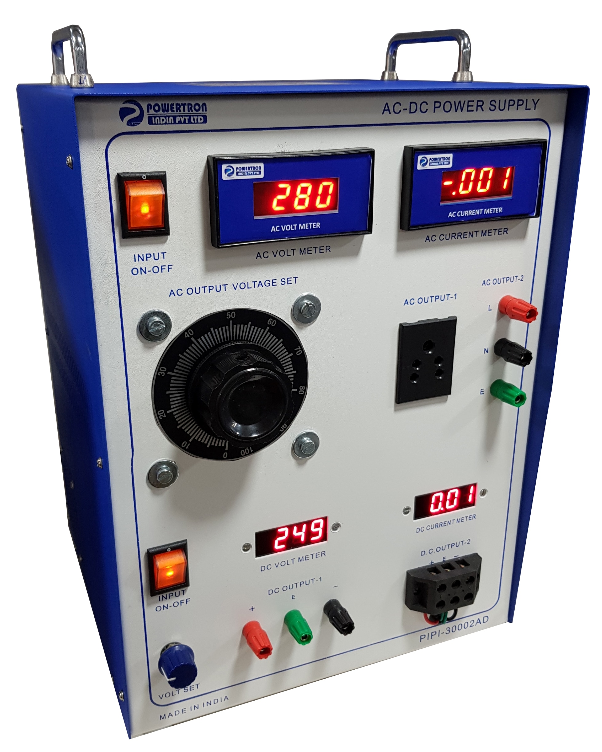 POWERTRON AC / DC Variable Power Supply, 5A image 1