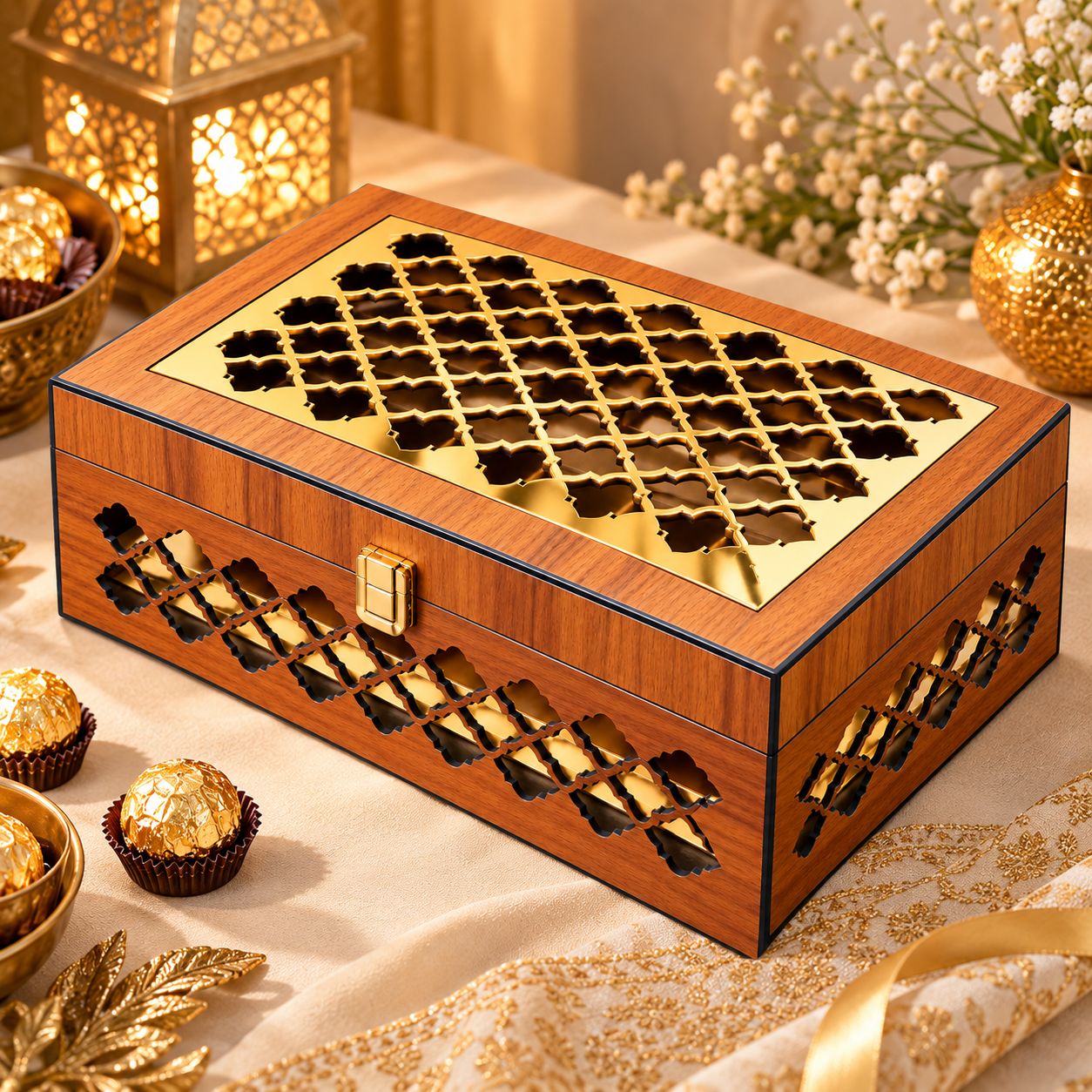 MDF Jharoka Dry Fruits Box image 1