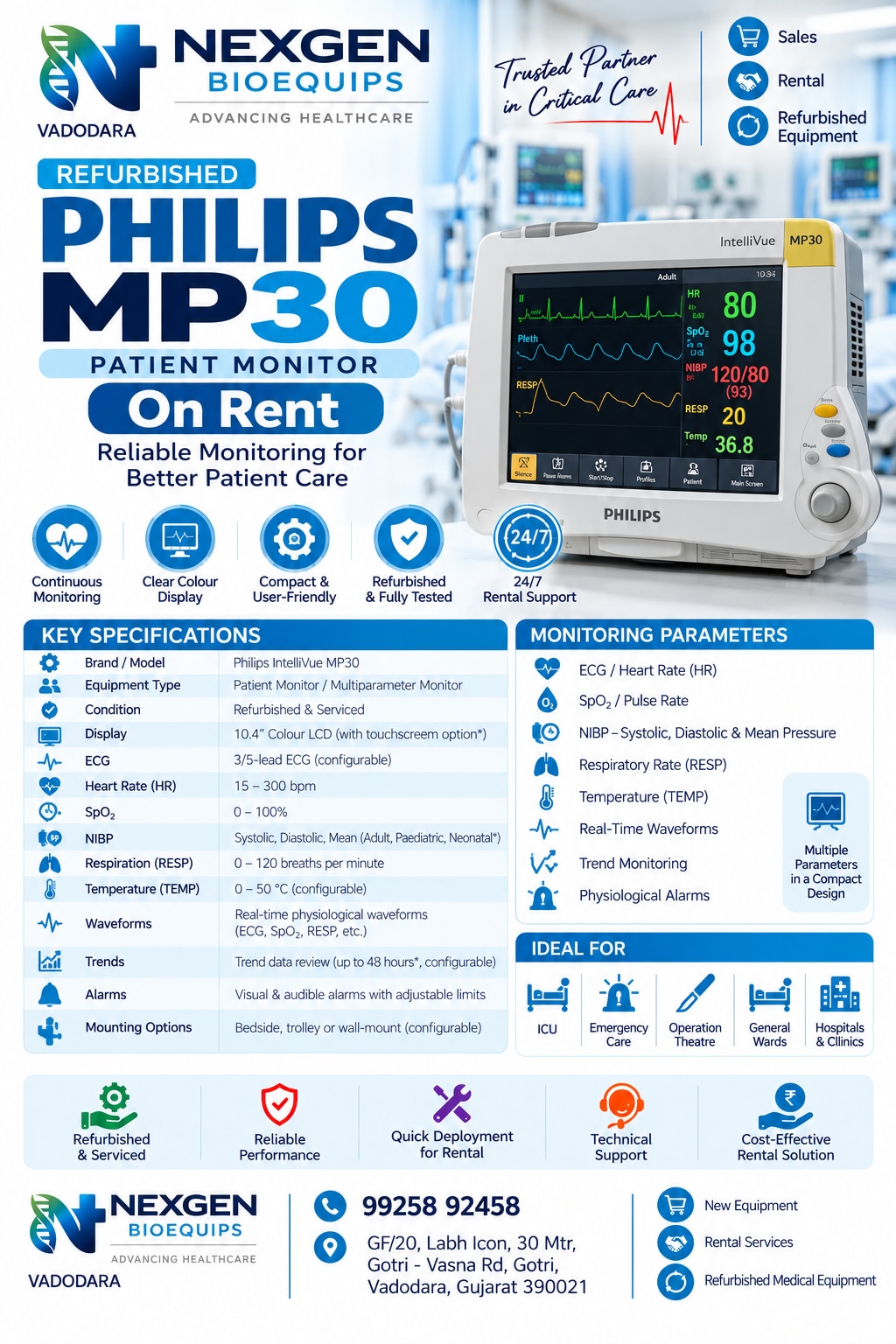 Refurbished Philips mp30 monitor image 1