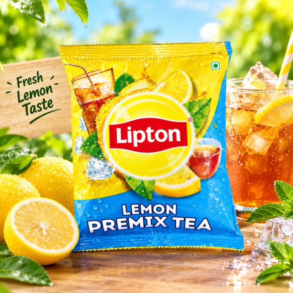 Lipton Lemon Ice Tea Premix Lemon Iced Tea Pouch (500 g) image 1