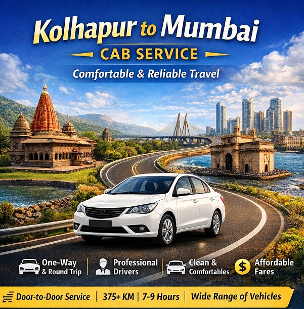 Kolhapur to Mumbai Cab Service image 1