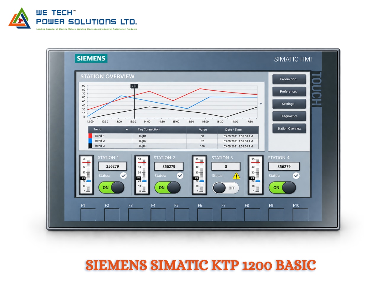 SIEMENS SIMATIC KTP 1200 BASIC image 1