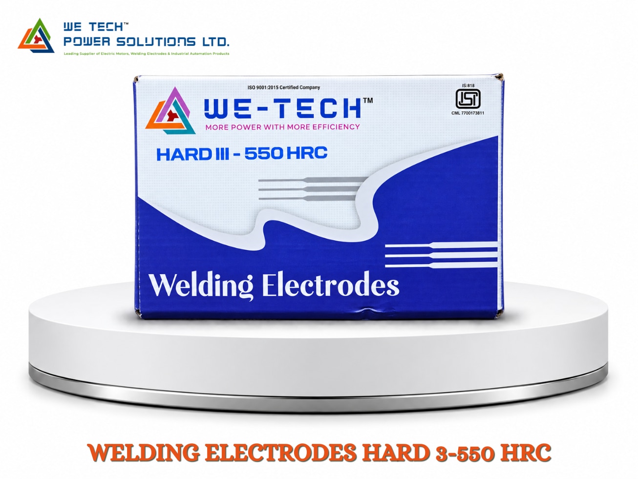 WELDING ELECTRODES HARD 3-550 HRC image 1