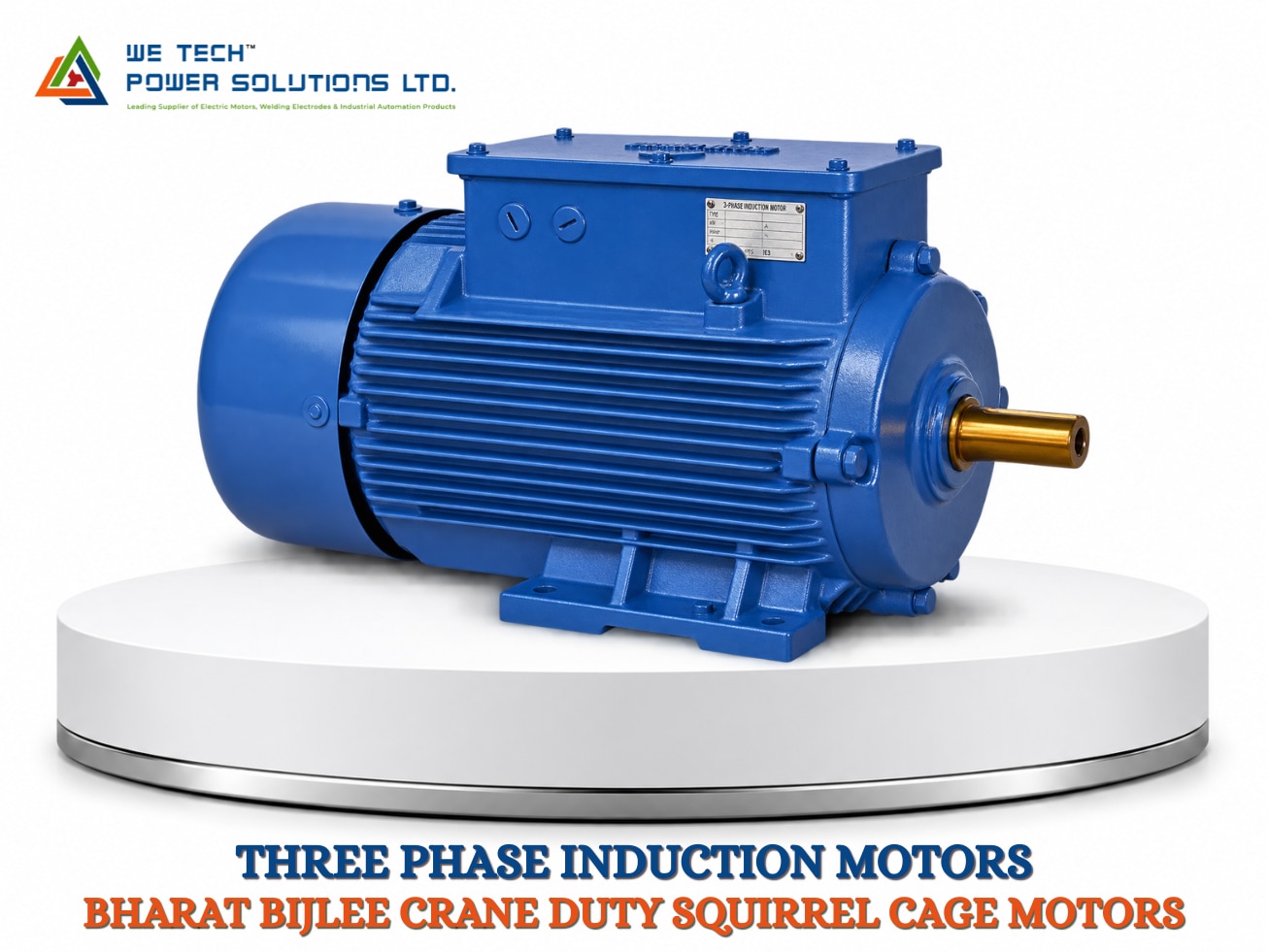 BHARAT BIJLEE CRANE DUTY SQUIRREL CAGE MOTORS image 1