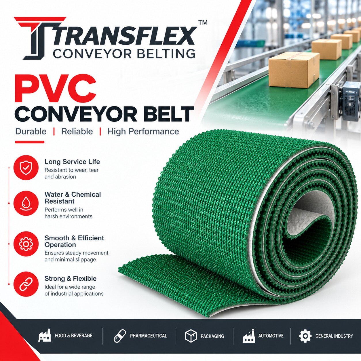 PVC Conveyor Belt image 1