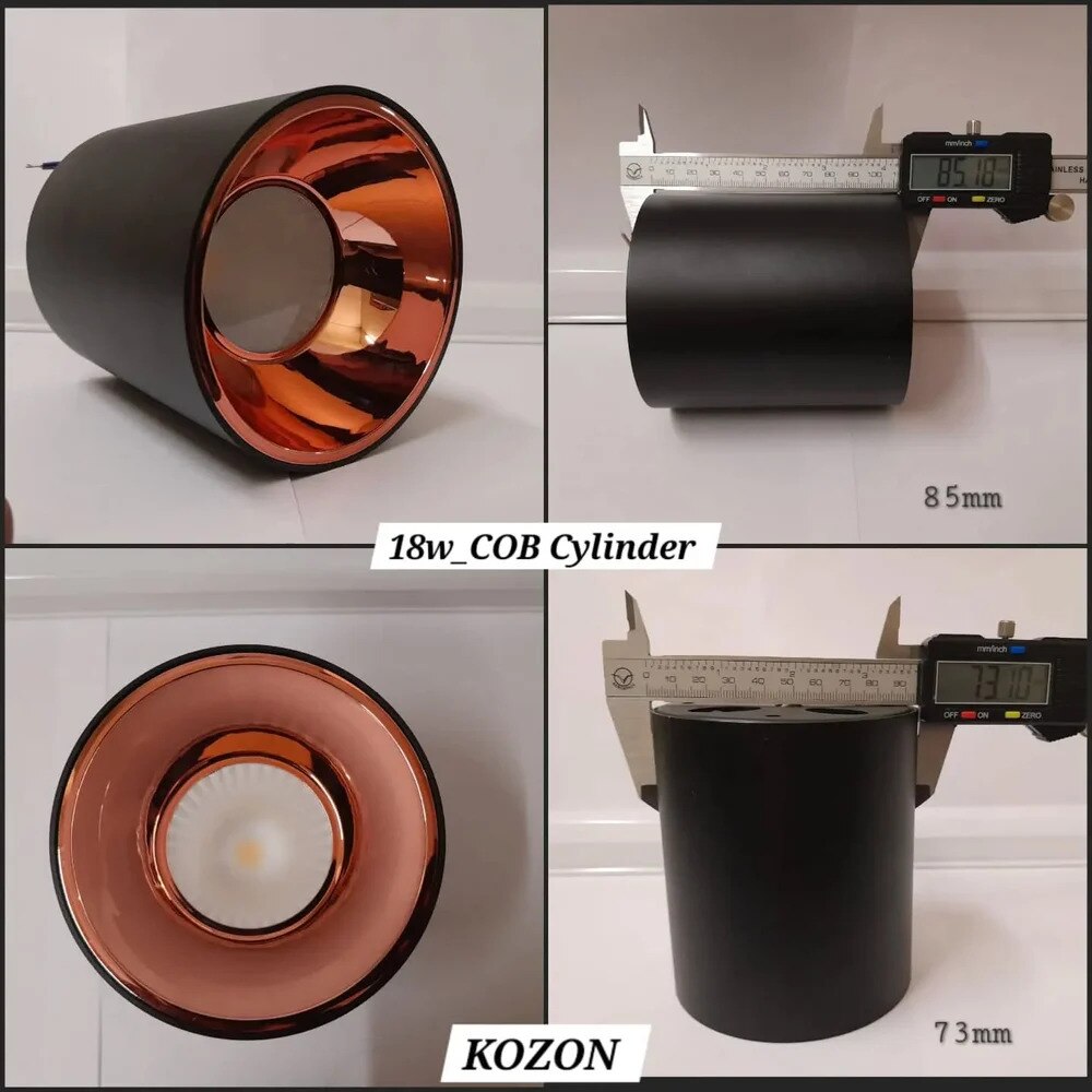 Round COB Cylinder Surface Light image 1