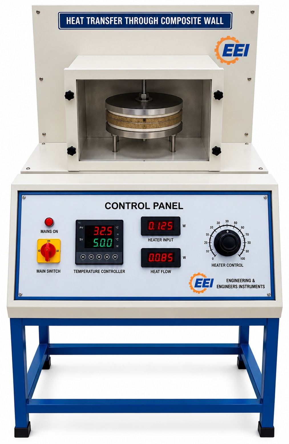 Experimental Digital Thermal conductivity of composite plane wall apparatus image 1