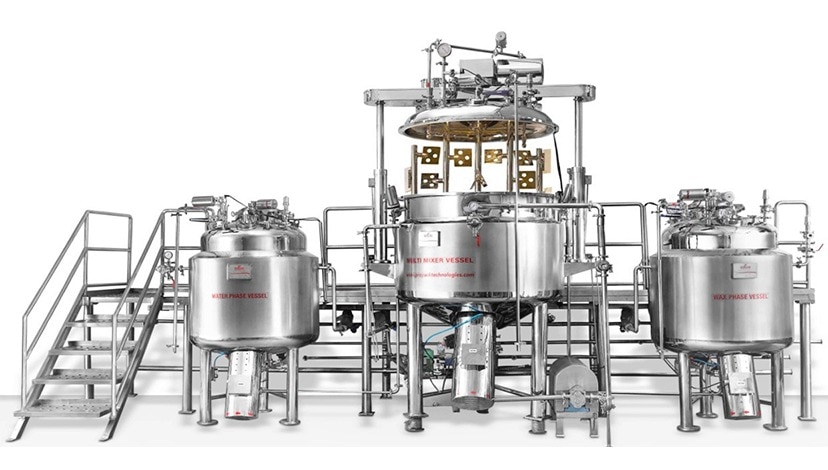 Ointment Cream Lotion Gel Shampoo Manufacturing Plant Machine image 1