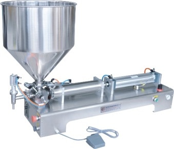 Semi Automatic 1H Pneumatic Paste Filling Machine image 1