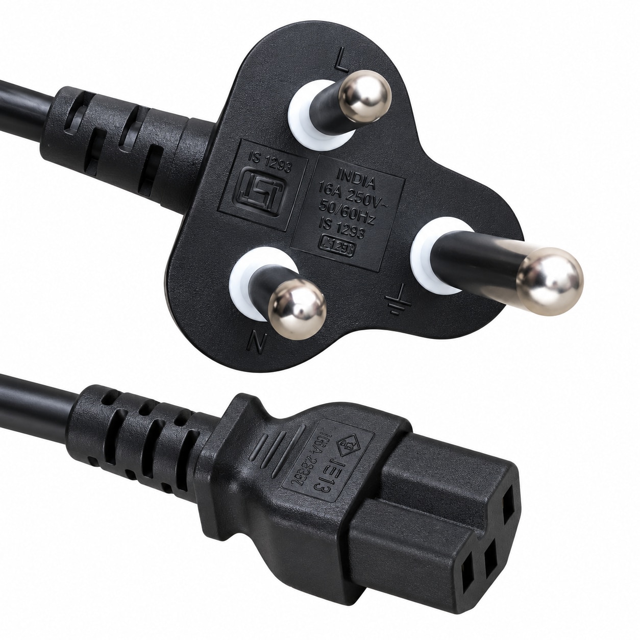 C15 To 3 Pin Power Cords image 1