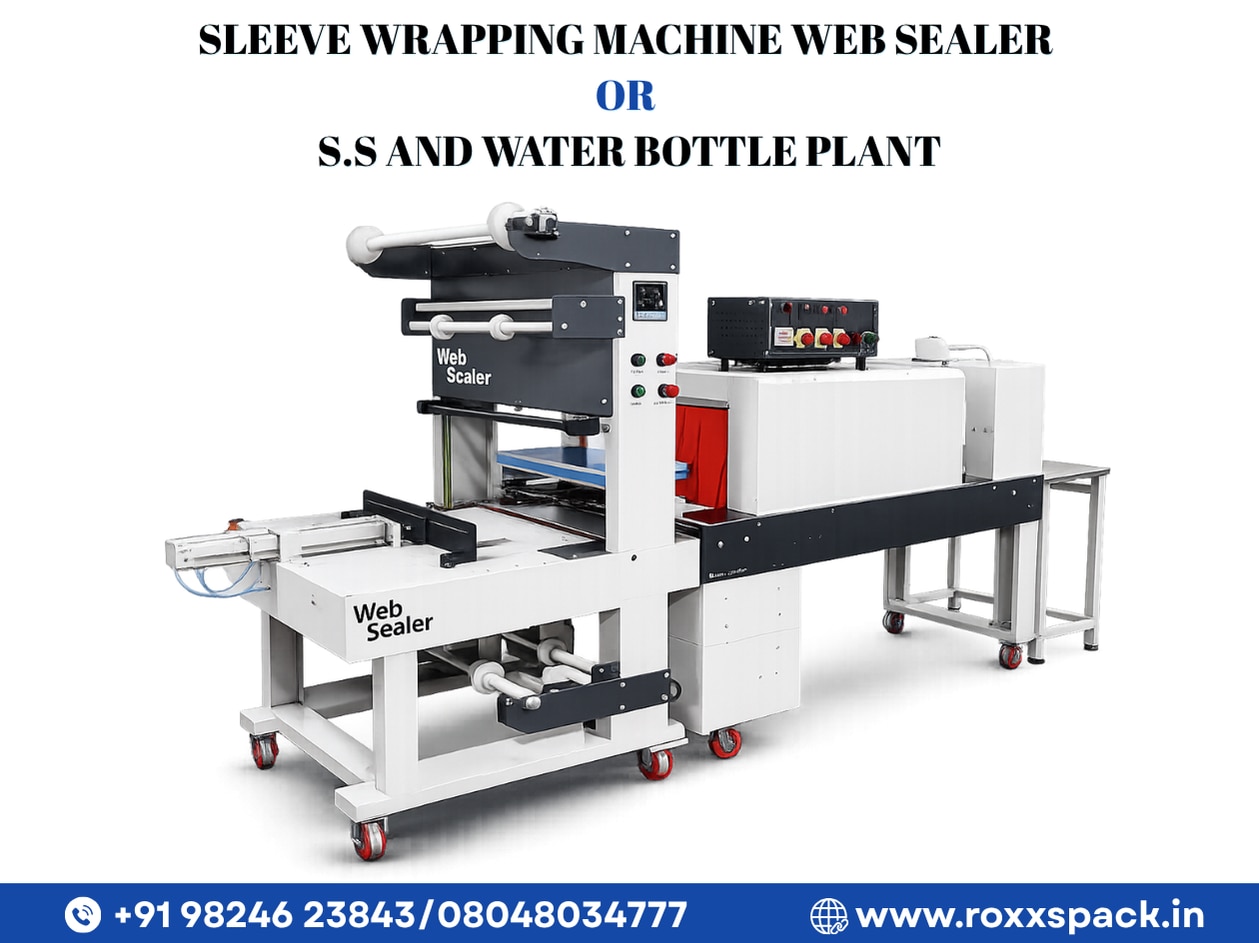 SLEEVE WRAPPING MACHINE WEB SEALER image 1