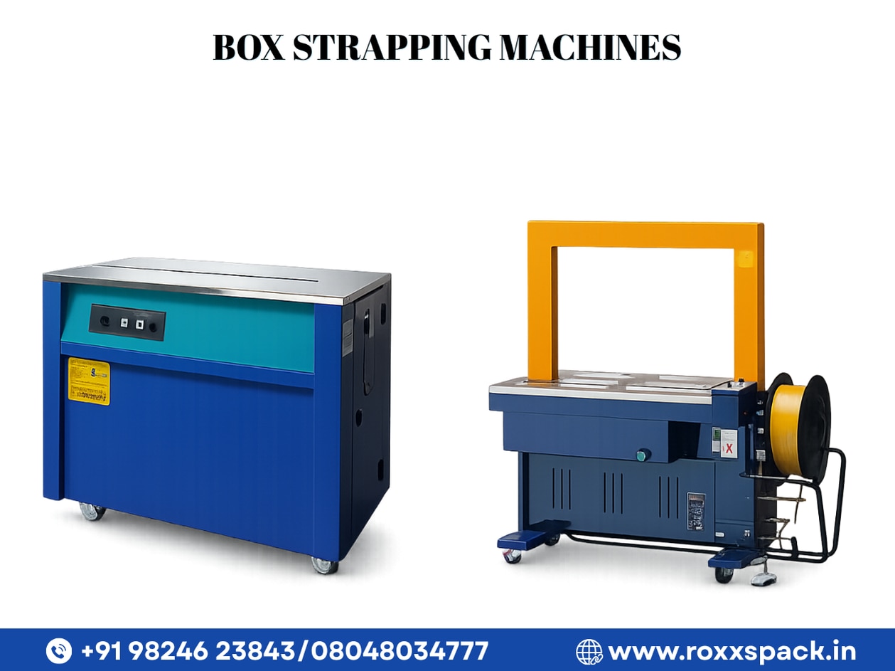 BOX STRAPPING MACHINE image 1