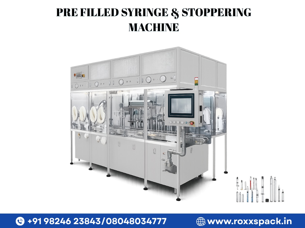PRE FILLED SYRINGE & STOPPERING MACHINE image 1