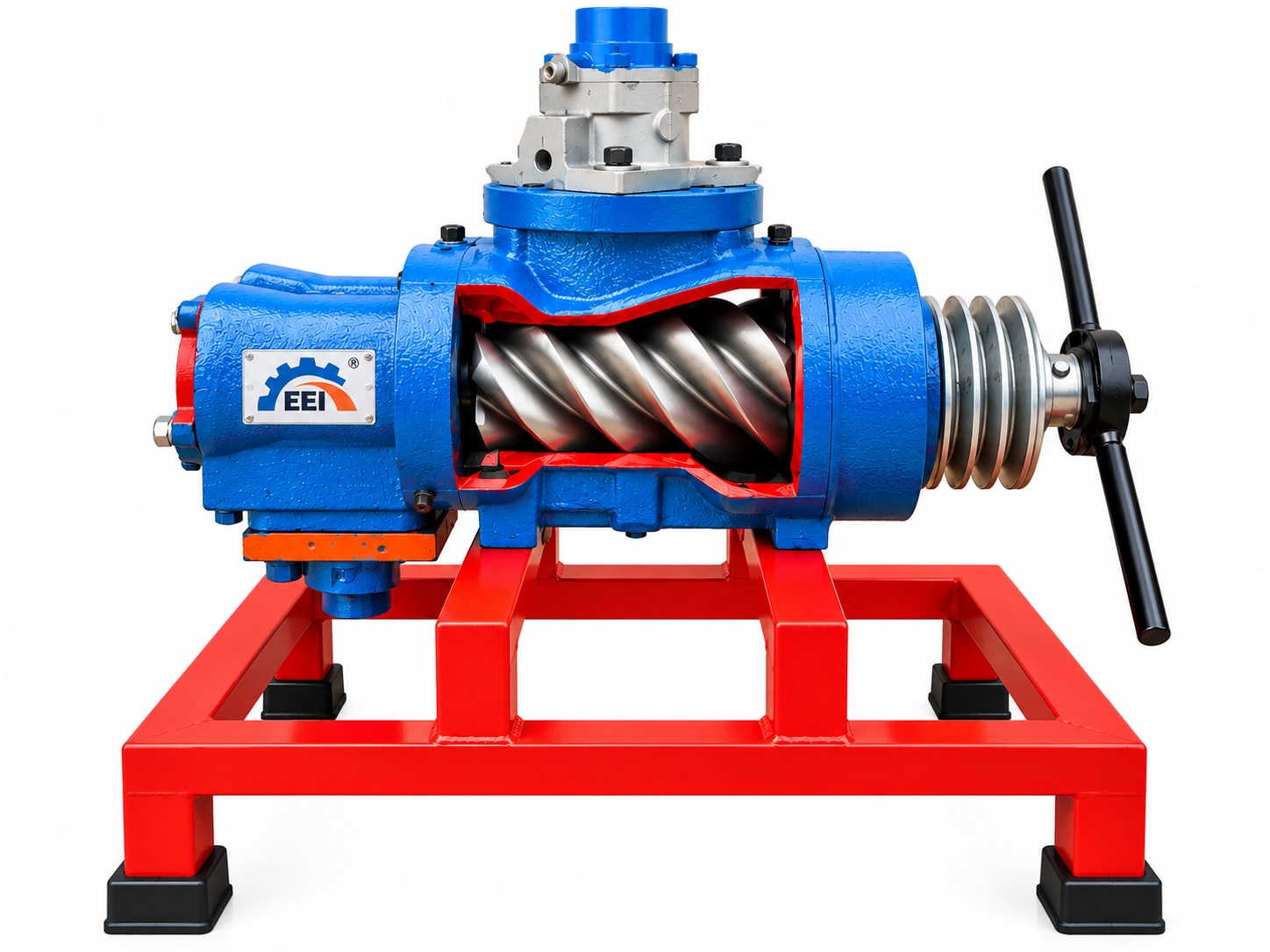 Cut-Section Model of Screw Air Compressor image 1