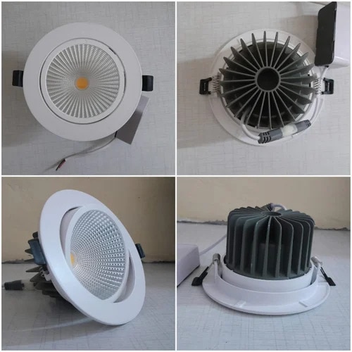 24W Tiltable COB Downlight image 1