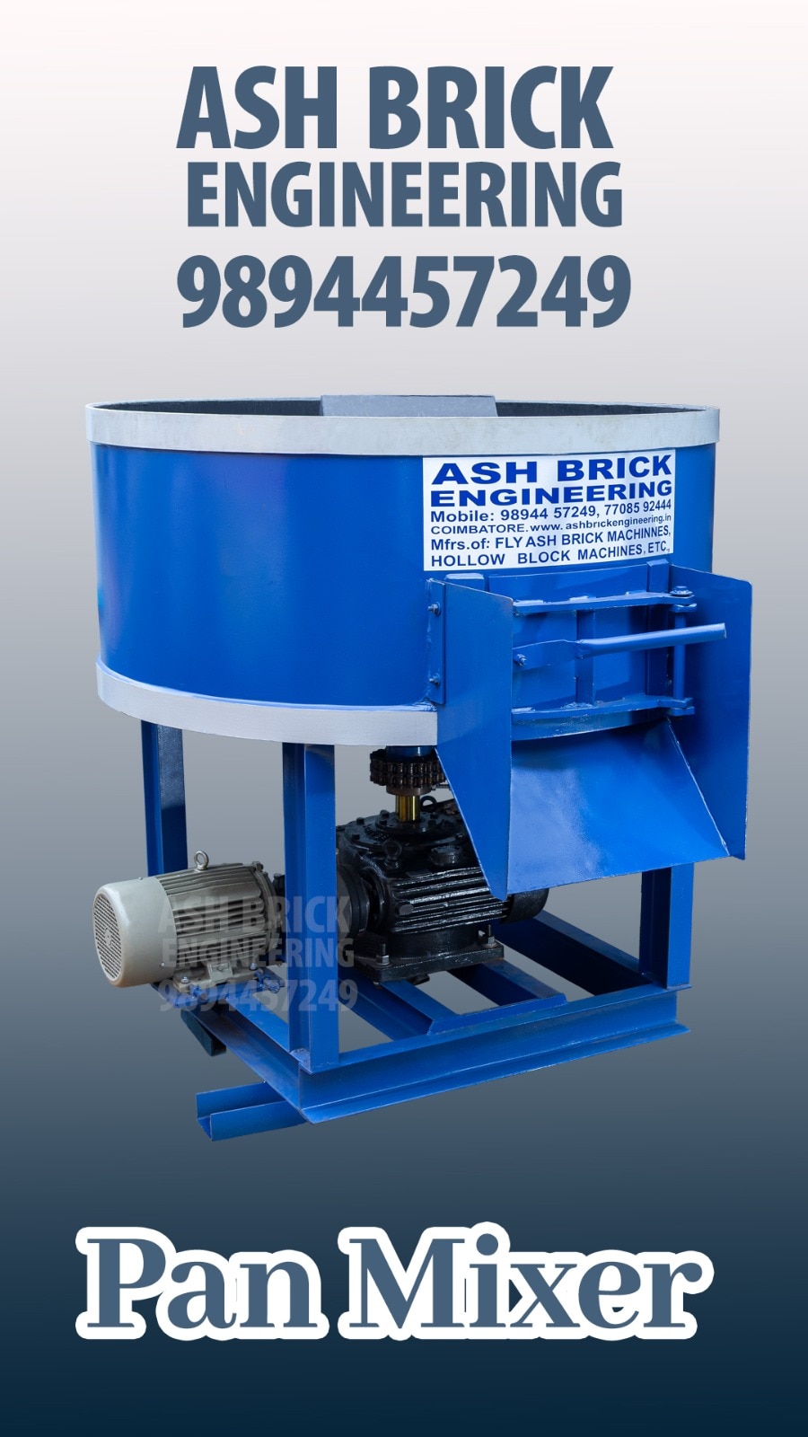 Pan Mixer Machine Ma