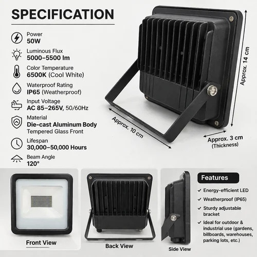 50 Watt LED Flood Light image 1