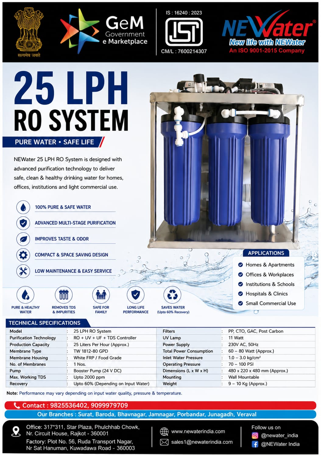 25 LPH RO System image 1