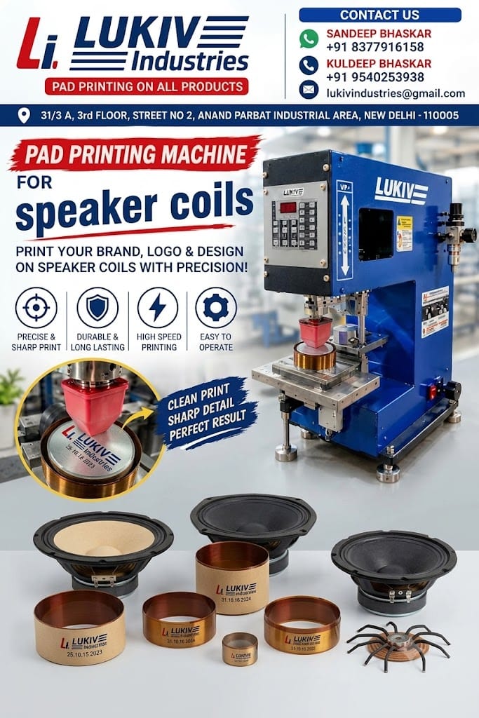 Pad Printing Machine For Speaker Coils In Jahangirpuri image 1