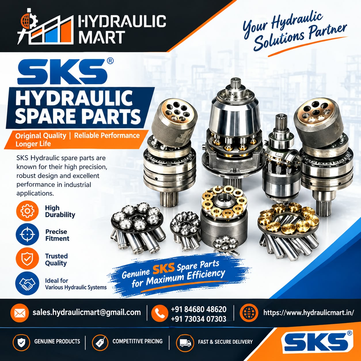 SKS hydraulic piston