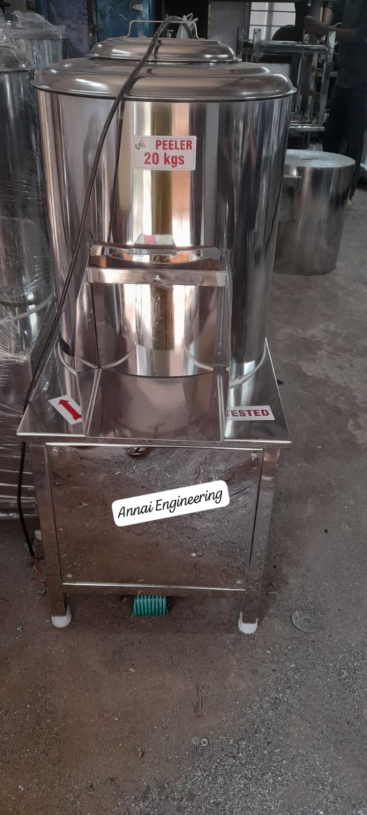 Potato Peeler Machine manufacturer in Coimbatore image 1