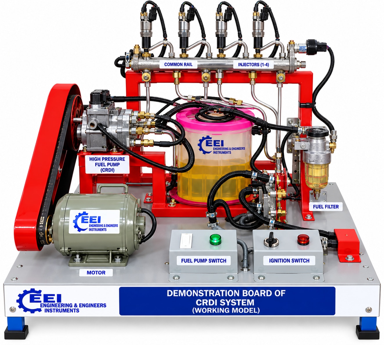 DEMONSTRATION BOARD OF CRDI SYSTEM WORKING MODEL image 1