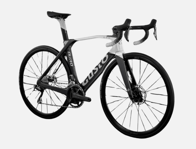 GUSTO DURO EVO DB 105 DI2 FULCRUM RACING 800 BLACK SILVER (L) image 1