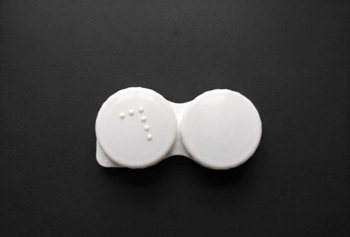 Plastic Contact Lens Case image 1