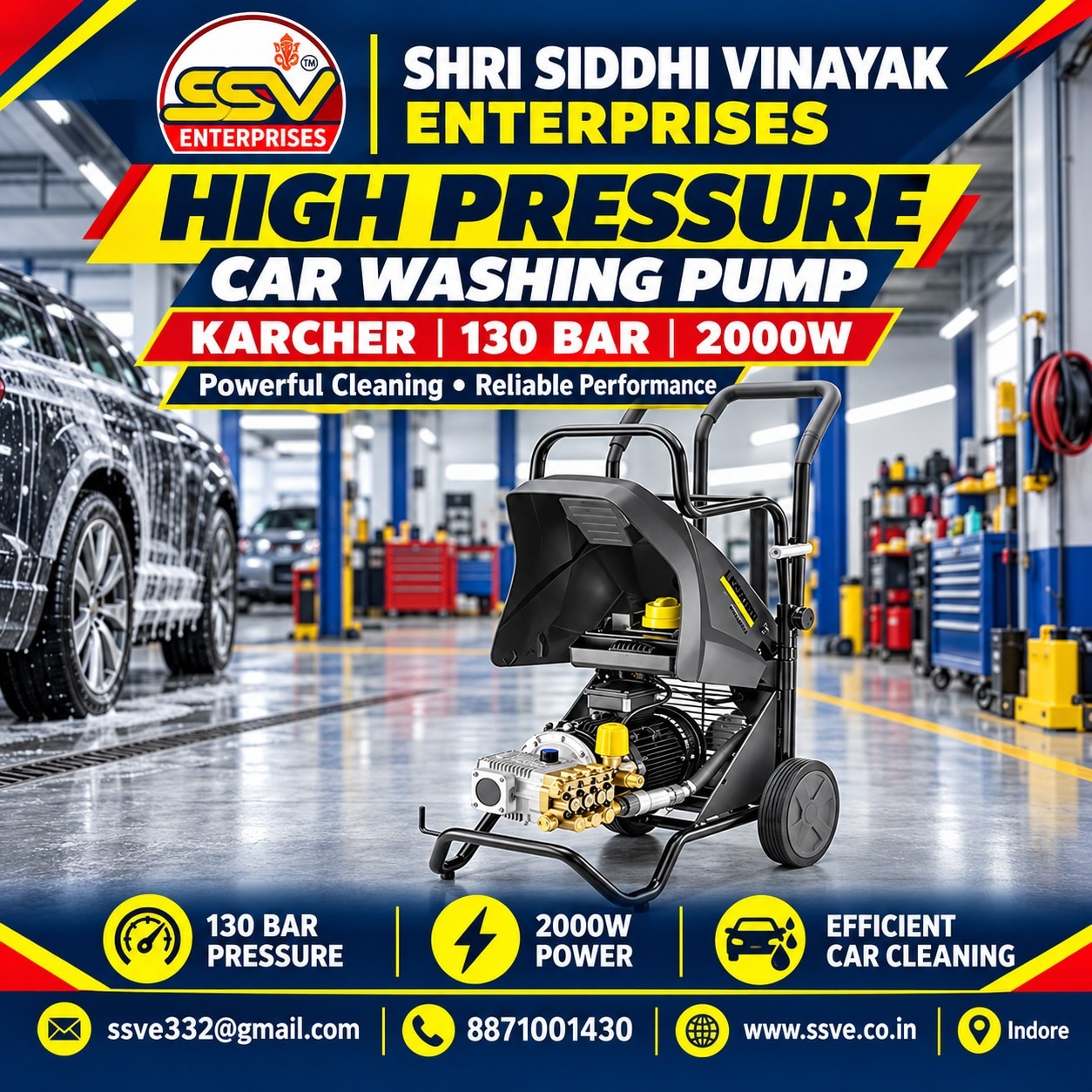 Karcher High Pressure Car Washing Pump image 1