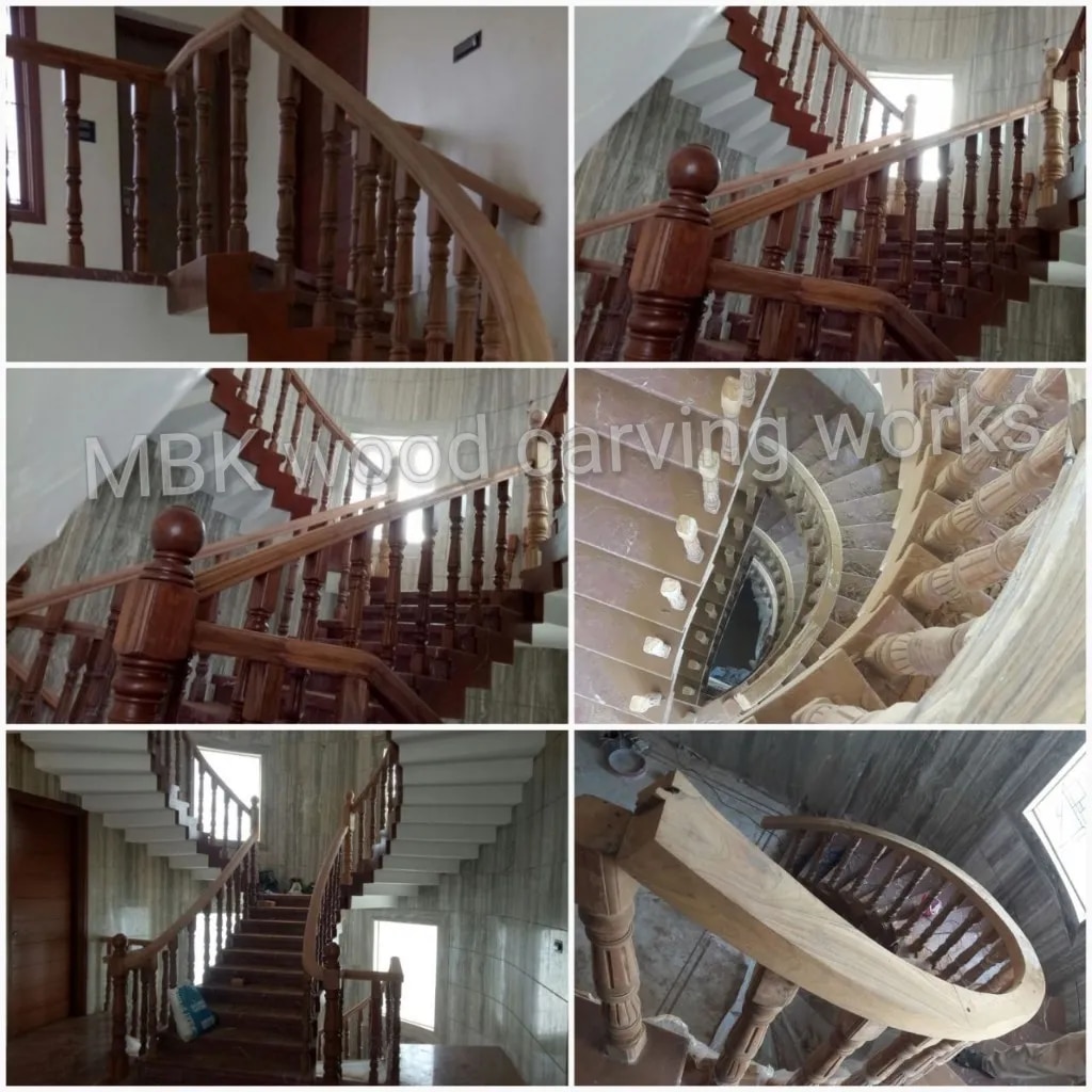 Wooden Staircase Railings image 1