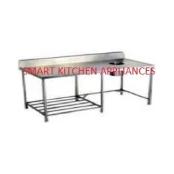 Soiled Dish Landing Table With Garbage Chute image 1