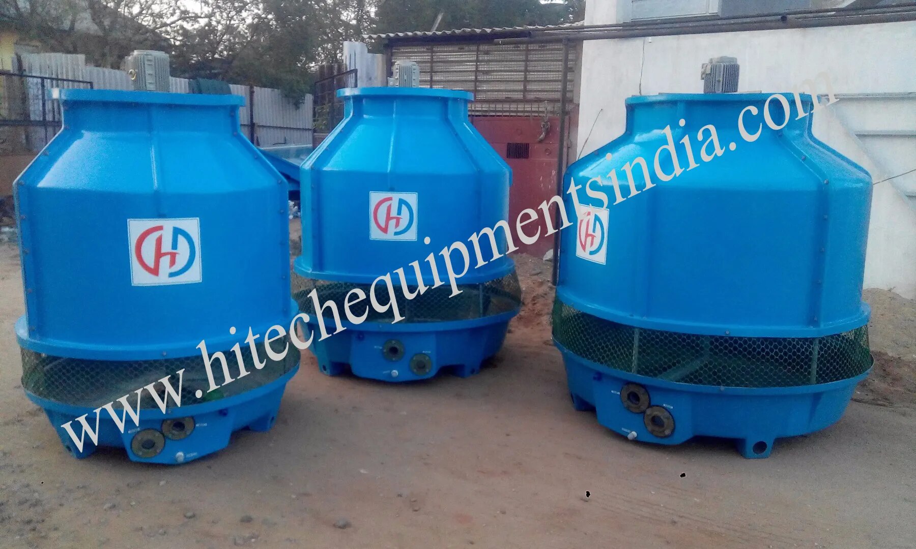 Round/Bottle Shape Cooling Tower In Oman image 1