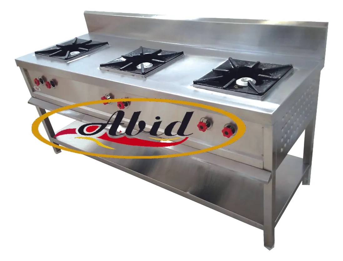 3 BURNER INDIAN COOKING RANGE image 1