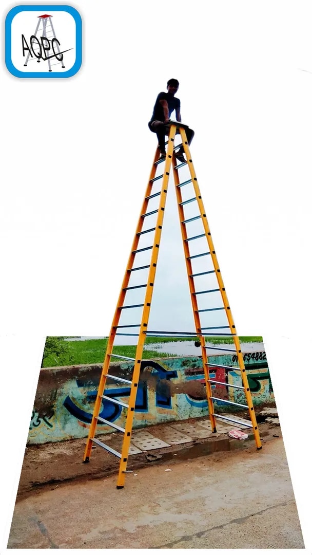 FRP FOLDING LADDER. image 1