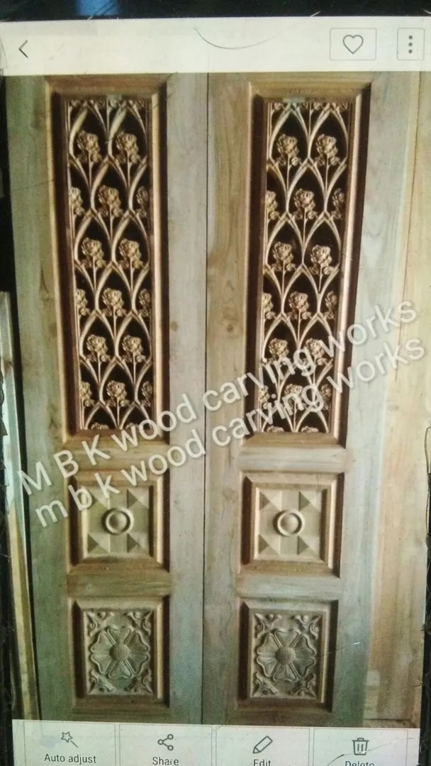 Wooden Pooja Door image 1