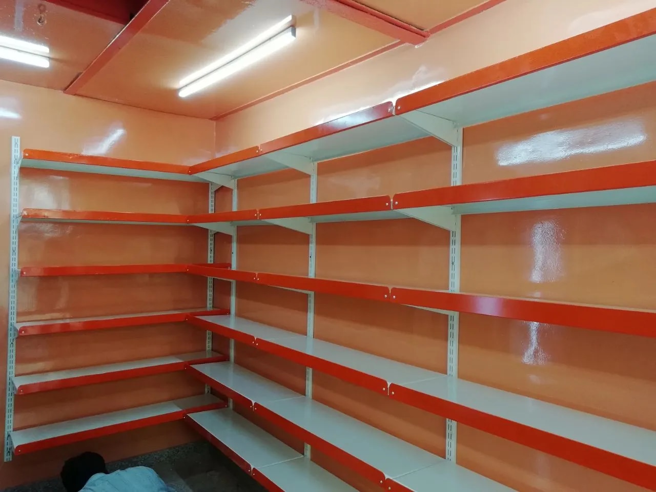 Wall Mounted Rack 7'x3' having 6 Shelves 1'x3' image 1