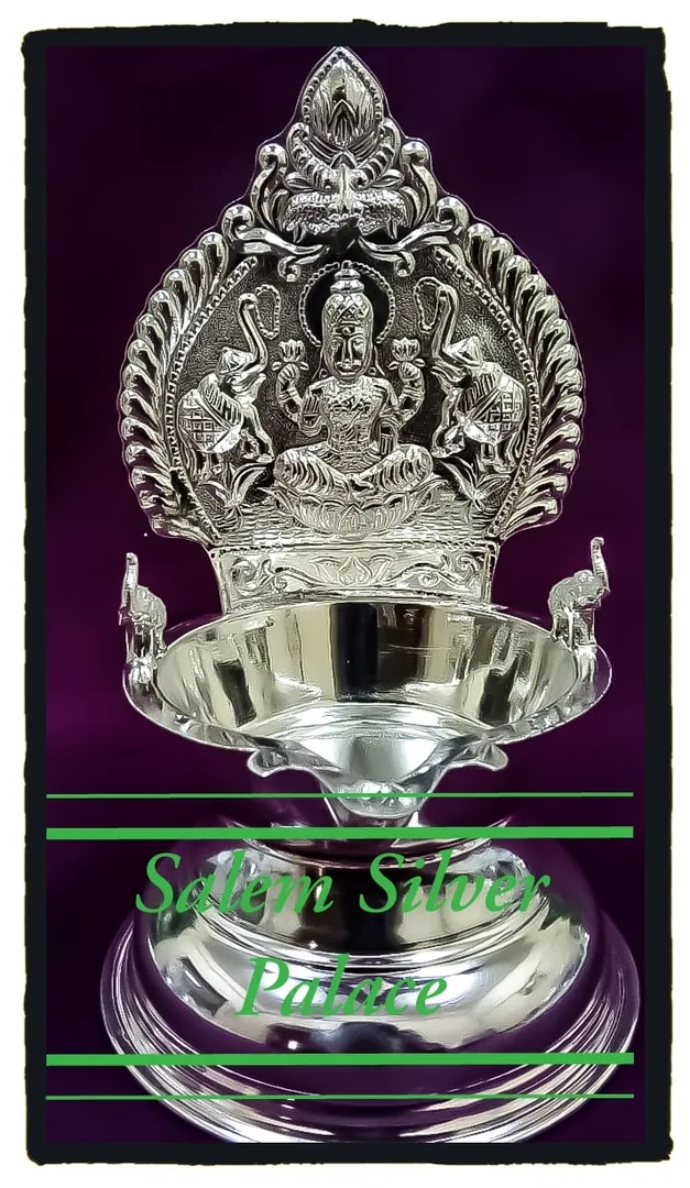 Silver Kamakshi Lamp image 1