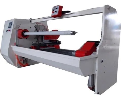Single shaft auto roll cutting machine image 1