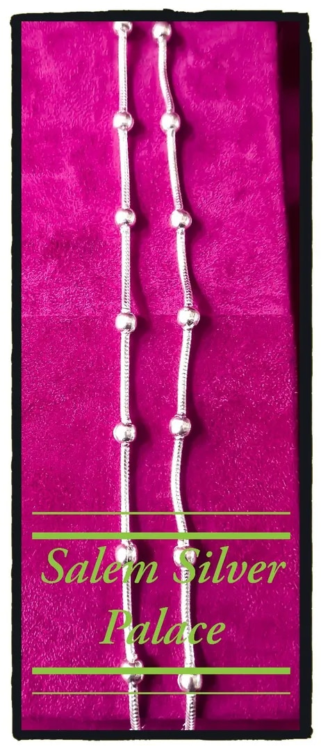 Silver Anklets image 1