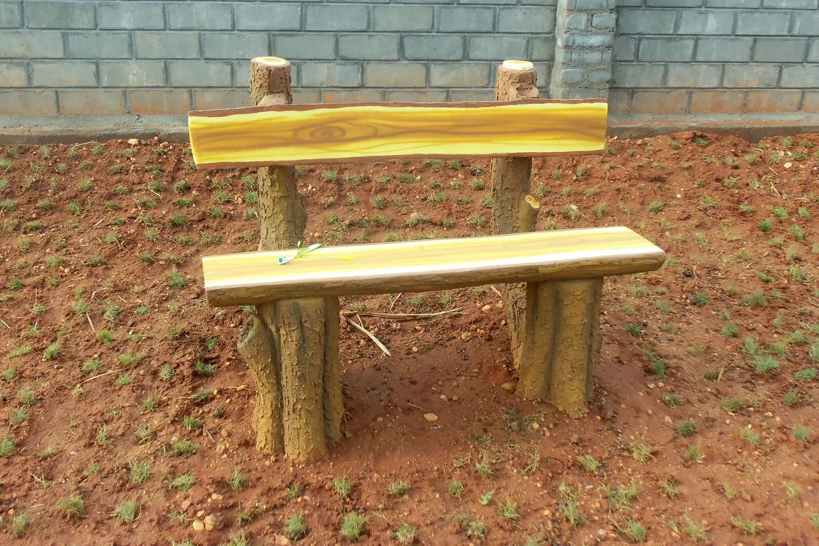 Wood Finish Benches image 1