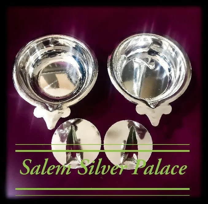 Silver Lamp With Thiri Holder image 1