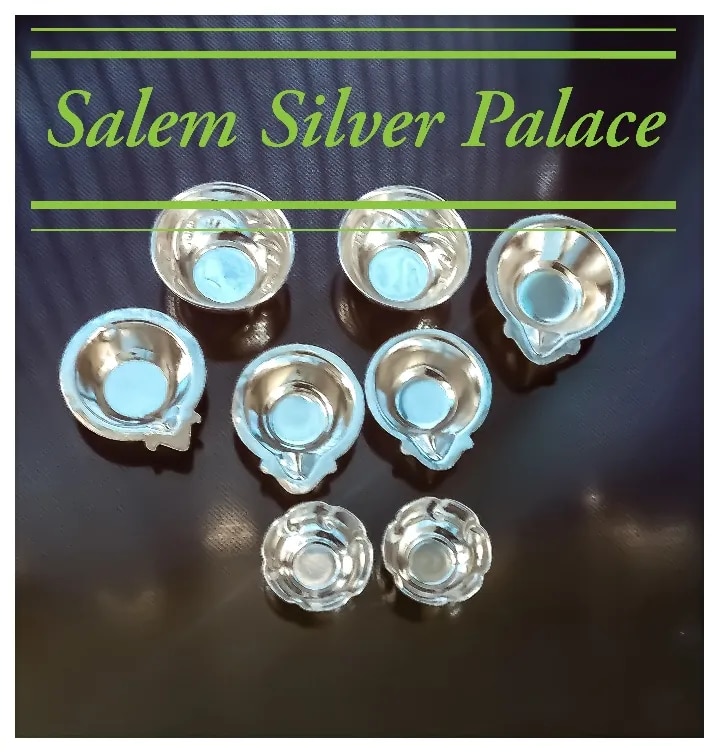 Silver Mini Lamps and Mini bowls image 1