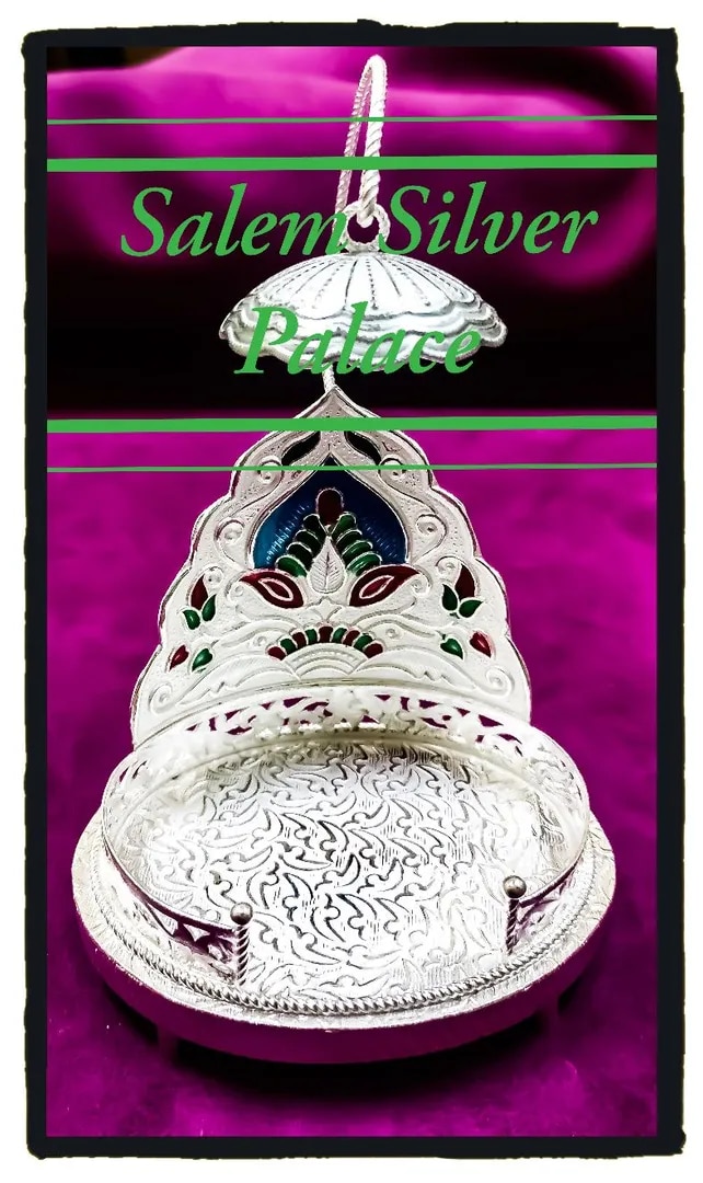 Silver Peetam With Umbrella image 1